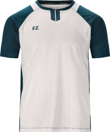 Forza Sports T-shirt FZ CL2501 S/S Tee (100% Polyester) white/blue men's