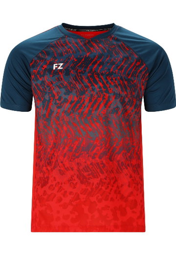 Forza Sportowa Koszulka Alvin Tee (100% Poliester) czerwono/niebieska męska