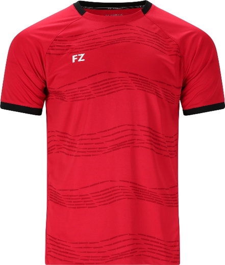 Forza Sport-Tshirt FZ CL2502 S/S Tee (100% Polyester) rot Herren