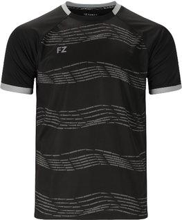 Forza Sport-Tshirt FZ CL2502 S/S Tee (100% Polyester) schwarz Herren