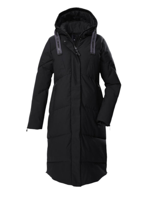 G.I.G.A. DX Winter-Steppmantel GW 41 in Daunenoptik (sehr warm, wasserabweisend, winddicht) schwarz Damen