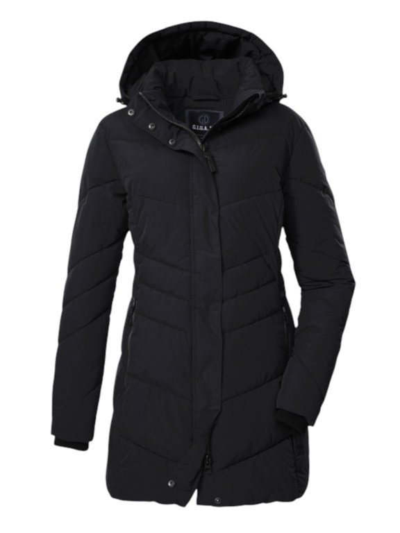 G.I.G.A. DX Winter-Steppparka GW 60 mit Kapuze (wasserabweisend, schmal geschnitten) schwarz Damen