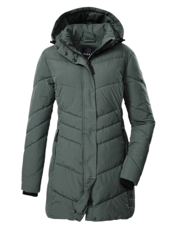 G.I.G.A. DX Winter-Steppparka GW 60 mit Kapuze (wasserabweisend, schmal geschnitten) aquaverdegrün Damen