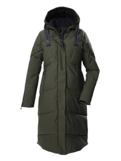 G.I.G.A. DX Winter Quilted Coat GW 41 in Down Look (very warm, water-repellent, windproof) olive green ladies