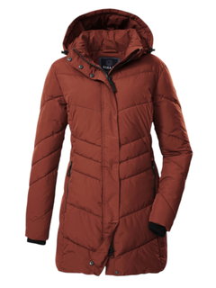 G.I.G.A. DX Winter Quilted Parka GW 60 with Hood (water-repellent, slim fit) fire red ladies