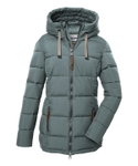 G.I.G.A. DX Winter Jacket GW 12 with Hood (water-repellent, windproof, breathable) teal women's