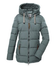 G.I.G.A. DX Winterjacke GW 12 mit Kapuze (wasserabweisend, winddicht, atmungsaktiv) blaugrün Damen