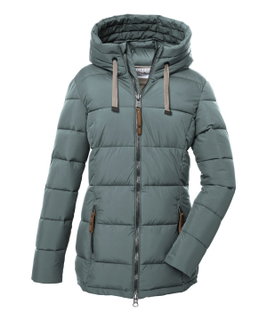 G.I.G.A. DX Winter Jacket GW 12 with Hood (water-repellent, windproof, breathable) teal women's