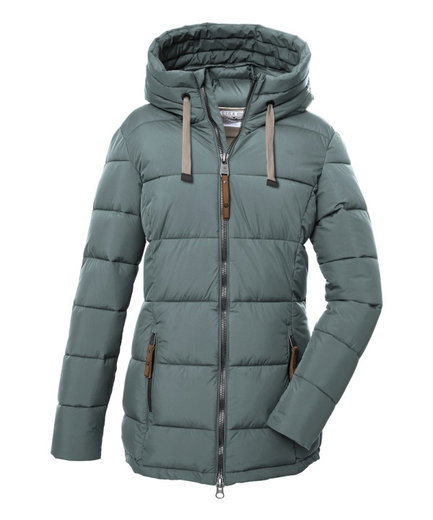 G.I.G.A. DX Winterjacke GW 12 mit Kapuze (wasserabweisend, winddicht, atmungsaktiv) blaugrün Damen
