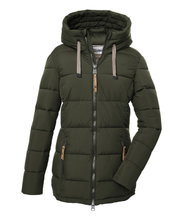 G.I.G.A. DX Winterjacke GW 12 mit Kapuze (wasserabweisend, winddicht, atmungsaktiv) dunkelolivgrün Damen