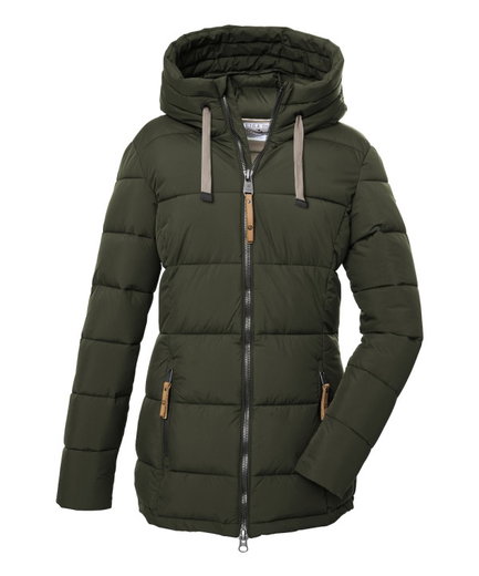 G.I.G.A. DX Winterjacke GW 12 mit Kapuze (wasserabweisend, winddicht, atmungsaktiv) dunkelolivgrün Damen