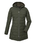 G.I.G.A. DX Winter-Daunenparka GW 20 mit Kapuze (wasserabweisend, atmungsaktiv, winddicht) olivegrün Damen