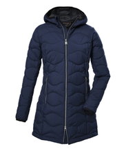 G.I.G.A. DX Winter-Daunenparka GW 20 mit Kapuze (wasserabweisend, atmungsaktiv, winddicht) dunkelblau Damen
