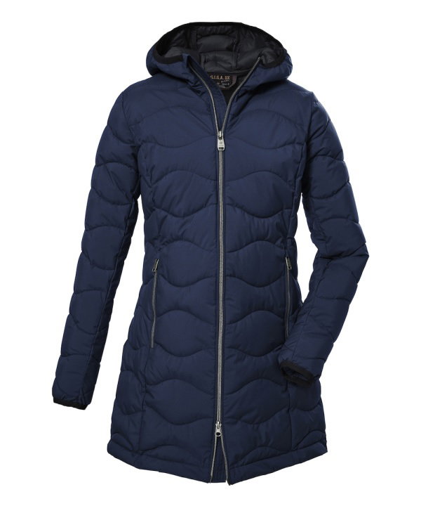 G.I.G.A. DX Winter-Daunenparka GW 20 mit Kapuze (wasserabweisend, atmungsaktiv, winddicht) dunkelblau Damen