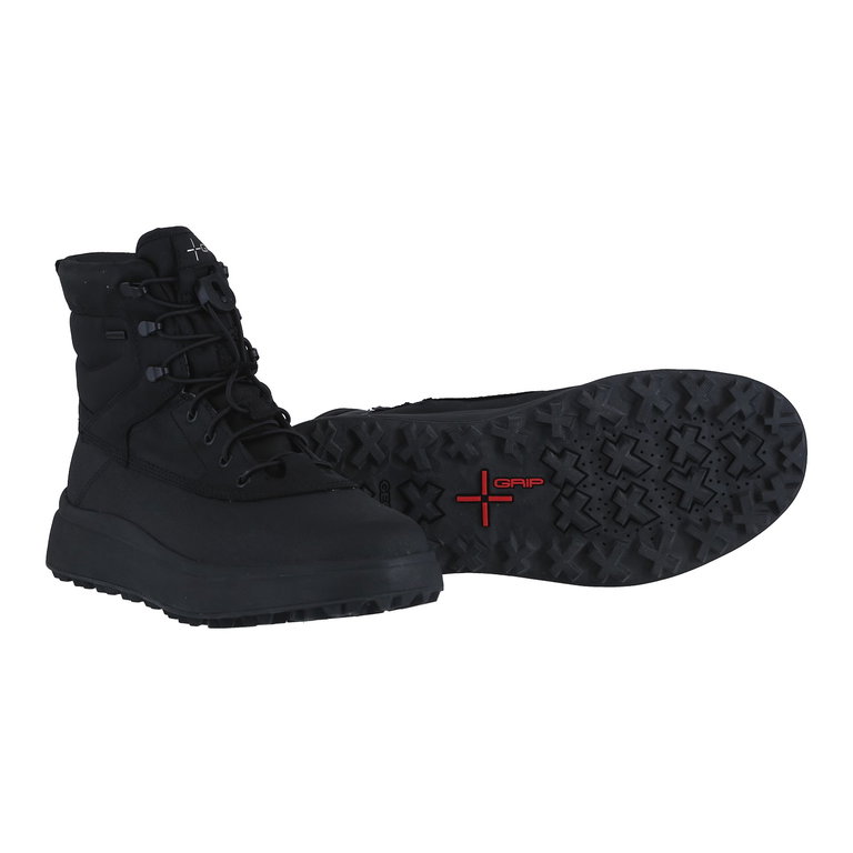 Geox Winterschuhe Granito + Grip ABX D (wasserdicht, warm Innenfutter) schwarz Herren