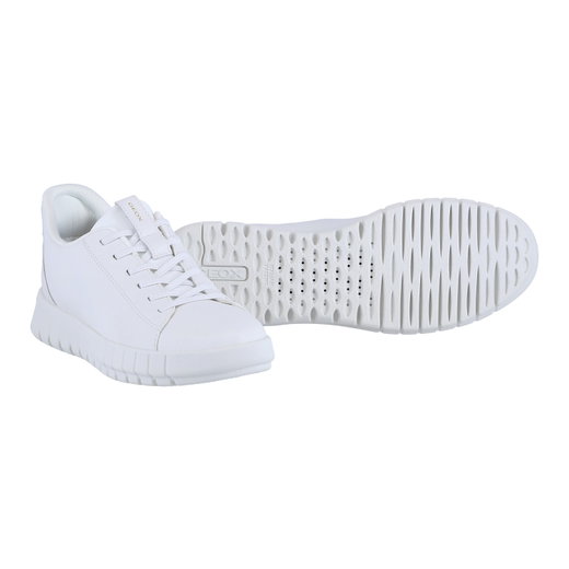 Geox Sneakers Flextride Plus (skóra) białe damskie