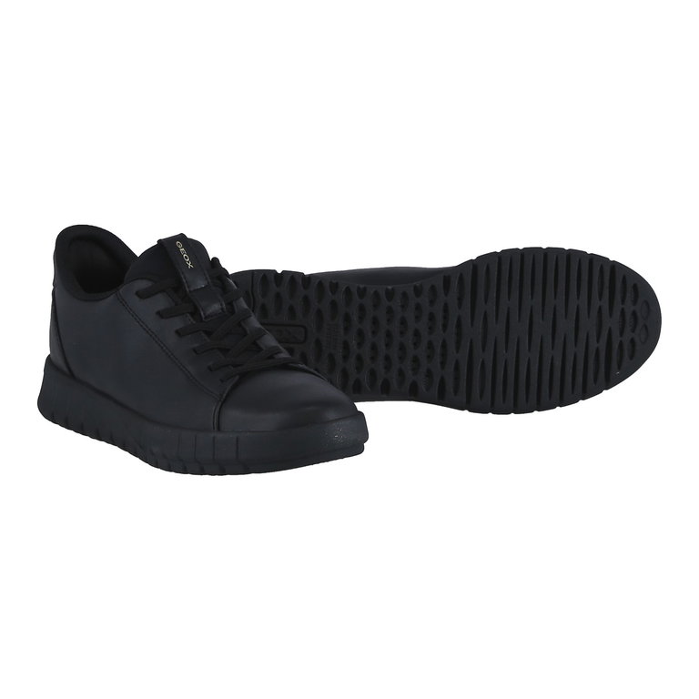 Geox Sneaker Flextride Plus (Leder) schwarz Damen