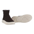 Geox Stiefelette Laquinny A (Veloursleder, warmes Innenfutter) dunkelbraun Mädchen