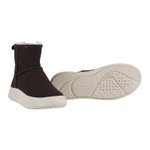 Geox Stiefelette Laquinny A (Veloursleder, warmes Innenfutter) dunkelbraun Mädchen