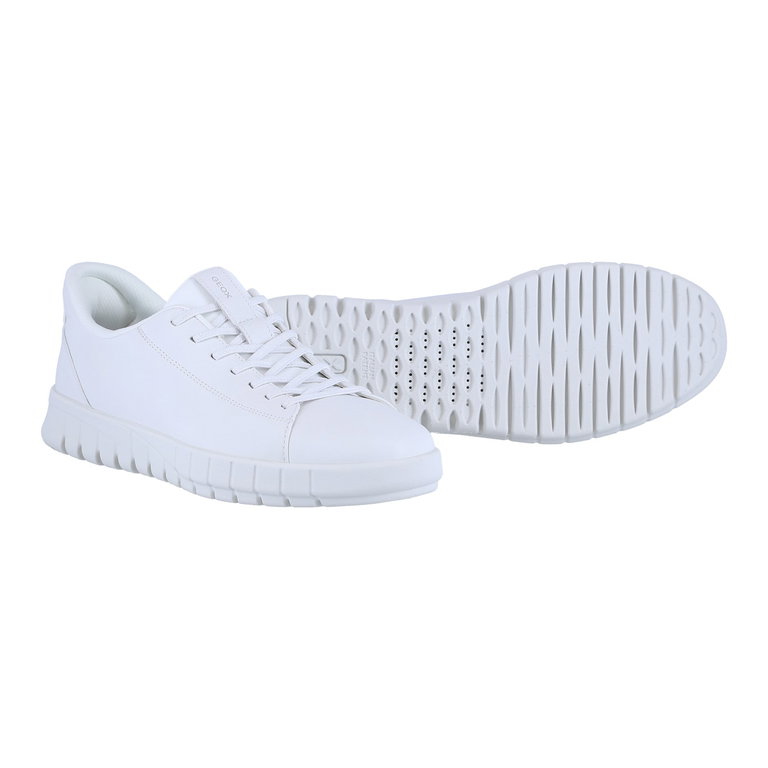 Geox Sneaker Flextride Plus (Leder) weiss Herren