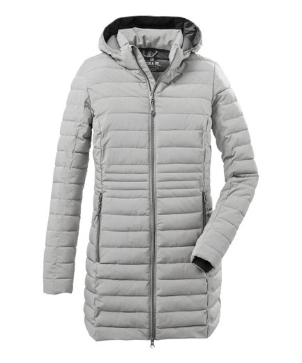 G.I.G.A. DX Winter-Funktionsparka Bacarya mit abzippbarer Kapuze (wasserabweisend und winddicht) hellgrau Damen