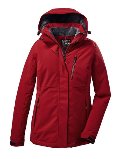 Killtec Winterjacke KOW 140 mit Kapuze (wasser- und winddicht) rot Damen