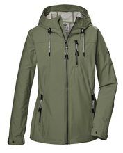 G.I.G.A. DX Softshellsjacke GS 74 mit Kapuze (wasserdicht und winddicht) olivegrün Damen