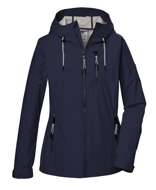 G.I.G.A. DX Softshellsjacke GS 74 mit Kapuze (wasserdicht und winddicht) dunkelblau Damen