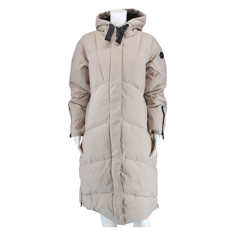 G.I.G.A. DX Winter-Steppmantel GW 41 in Daunenoptik (sehr warm, wasserabweisend, winddicht) hellbeige Damen