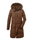 G.I.G.A. DX Wintermantel Funktionsparka in Daunenoptik mit Kapuze braun Damen