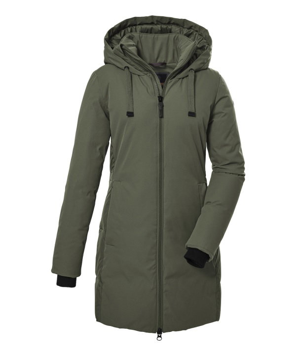 G.I.G.A. DX Winter Functional Parka GW I with Hood (waterproof, breathable, PFC-free) olive green Women