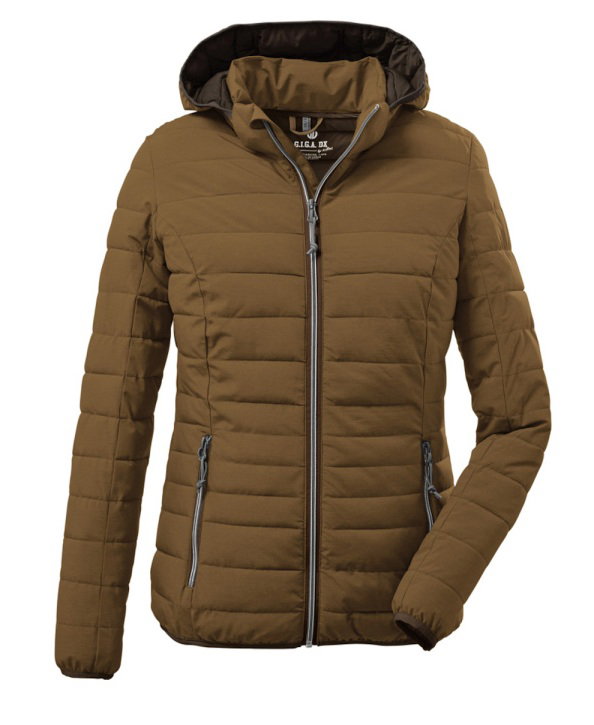 G.I.G.A. DX Winter-Funktionsjacke Uyaka mit Kapuze (wasserabweisend und winddicht) hellbraun Damen