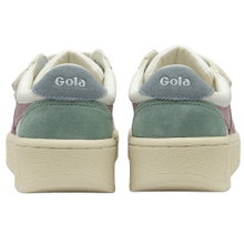 Gola Sneaker Grandslam Trident 2025 (PU,Klettverschluss) weiss/pastelrosa/graublau Kinder
