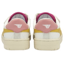 Gola Sneaker Falcon 2025 (PU,Klettverschluss) weiss/gelb/rosa Kinder