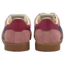 Gola Sneaker Elan 2025 (Wildleder,Schnürverschluss) korallenrosa/mondlichtblau/himbeerpink Kinder
