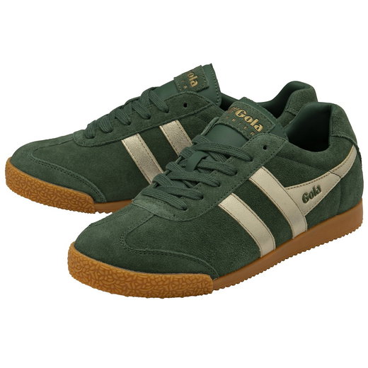 Gola Sneaker Harrier Mirror 2025 immergrün/gold Damen