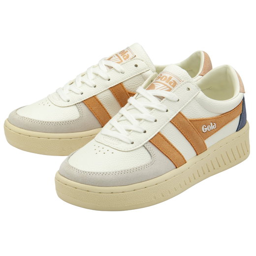 Gola Sneaker Grandslam Trident weiss/beige/rosa Damen