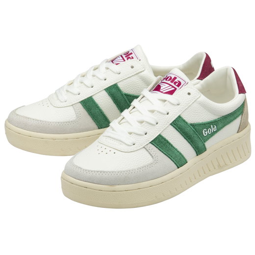 Gola Sneaker Grandslam Trident weiss/grün/violett Damen