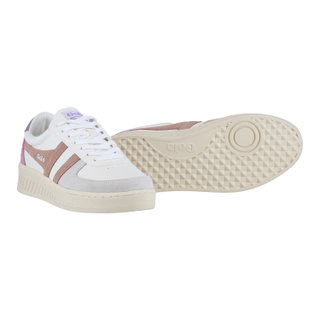 Gola Sneaker Grandslam Trident weiss/hellbraun/violett Damen