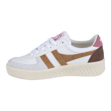 Gola Sneaker Grandslam Trident weiss/braun/rose Damen