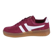 Gola Sneaker Grandslam Wildleder weinrot/weiss Damen