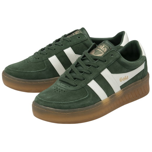 Gola Sneaker Grandslam Wildleder immergrün/weiss Damen