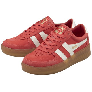 Gola Sneaker Grandslam Wildleder korallrot/weiss Damen