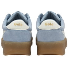 Sneakers Gola Grandslam z zamszu 2025 niebiesko-białe damskie