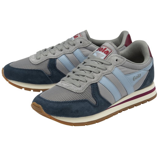 Gola Sneaker Daytona 2025 zementgrau/navyblau/himmelblau Damen