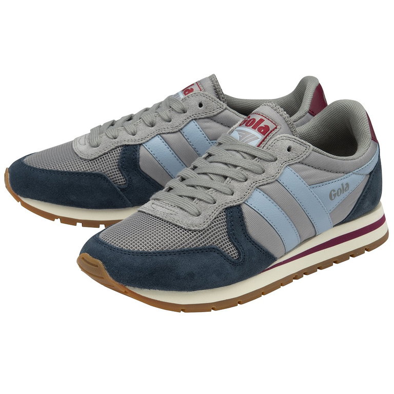 Gola Sneaker Daytona 2025 zementgrau/navyblau/himmelblau Damen