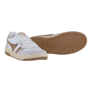 Gola Sneaker Hawk weiss/hellbraun/gold Damen