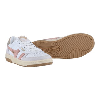 Gola Sneaker Hawk weiss/rosa/gold Damen