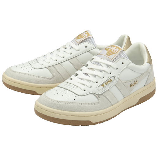 Gola Sneaker Hawk weiss/weiss/gold Damen