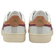 Gola Sneaker Falcon Leder weiss/magenta/terracottarot Damen